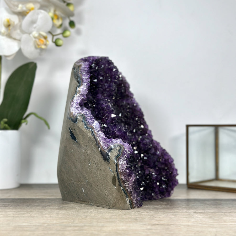 XL Natural Amethyst Selfstanding Cathedral - CBP1276