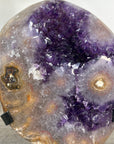 Natural Uruguayan Amethyst Crystal Cluster with Stalactite Eye Formation - MWS2429