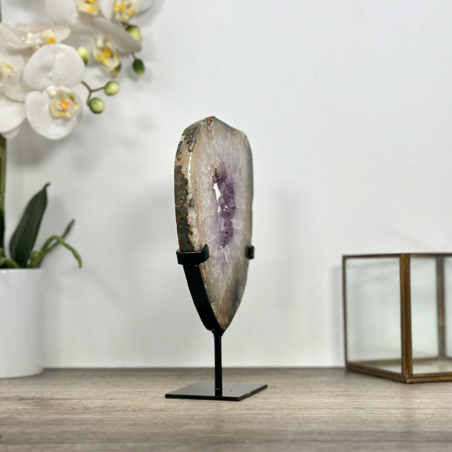 Natural Amethyst &amp; Quartz Stone Portal - MWS3010