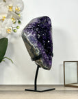 Natural XL Amethyst Stone Statement Piece - Stand Included - MWS2956