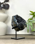 Black Amethyst & Agate Geode on Stand - MWS3284