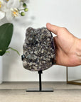 Amethyst Geode with Calcite Formation on Stand – Unique Natural Display Piece - MWS2896
