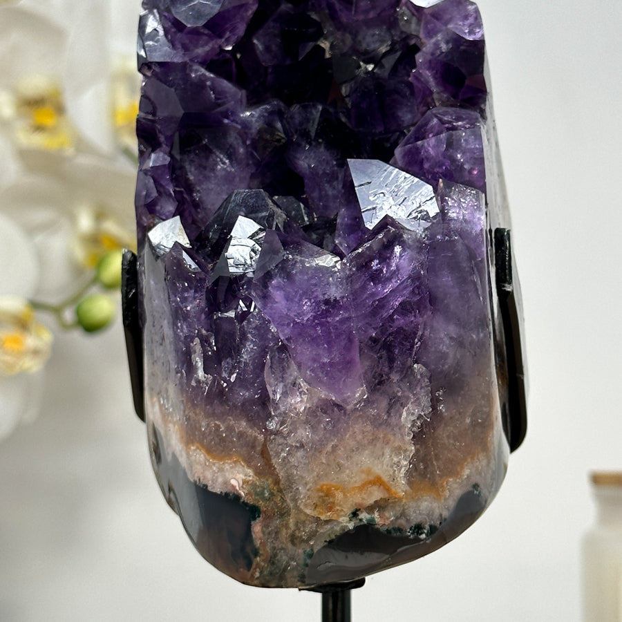 Natural Amethyst Crystal Formation - MWS1478
