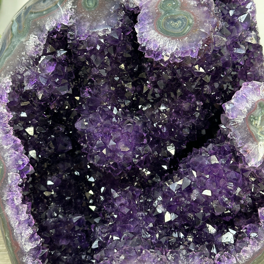 Large Amethyst Geode with Beautiful Stalactite Formations - CBP1223