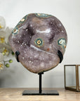 Beautiful Quartz Cluster with Polished Jasper Matrix - MWS1991