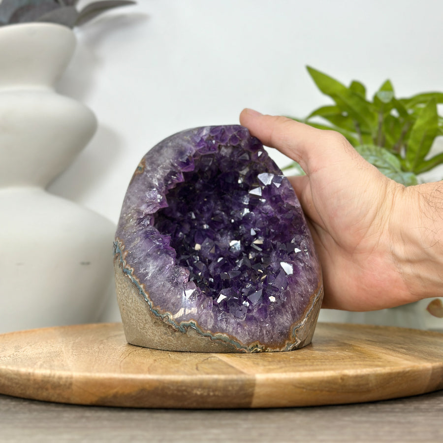 Large Natural Amethyst Cathedral Geode - CBP1297