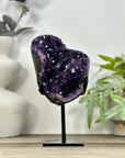 Natural Amethyst Crystal Cluster on Stand - MWS3210