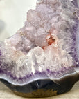 Large Sugar Amethyst & Agate Free Form Statement Piece from Uruguay - CBP1438