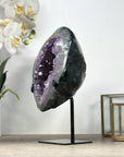 Natural Amethyst Geode with Calcite Crystal Formation - MWS2185