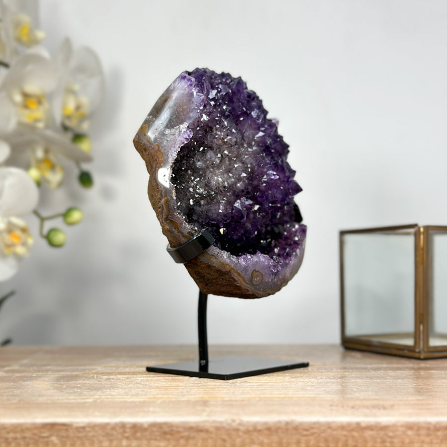 Natural Amethyst Crystal Formation, A Grade Uruguayan Amethyst - MWS1929