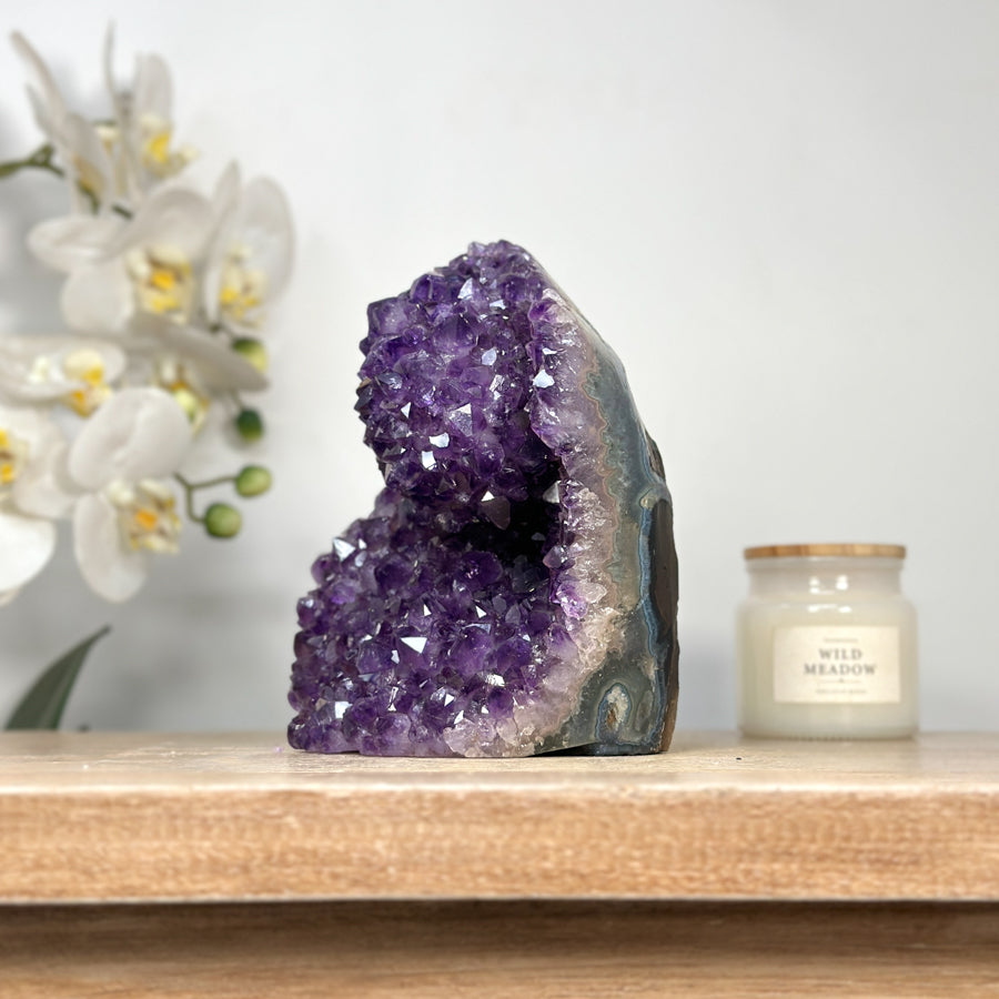 Uruguayan Amethyst Self Standing Stone - CBP1116