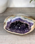 Uruguayan Amethyst Geode with Polished Shell - STGE0120