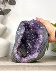 Natural Amethyst GEode with Calcite Crystal Inclusion - CBP1426