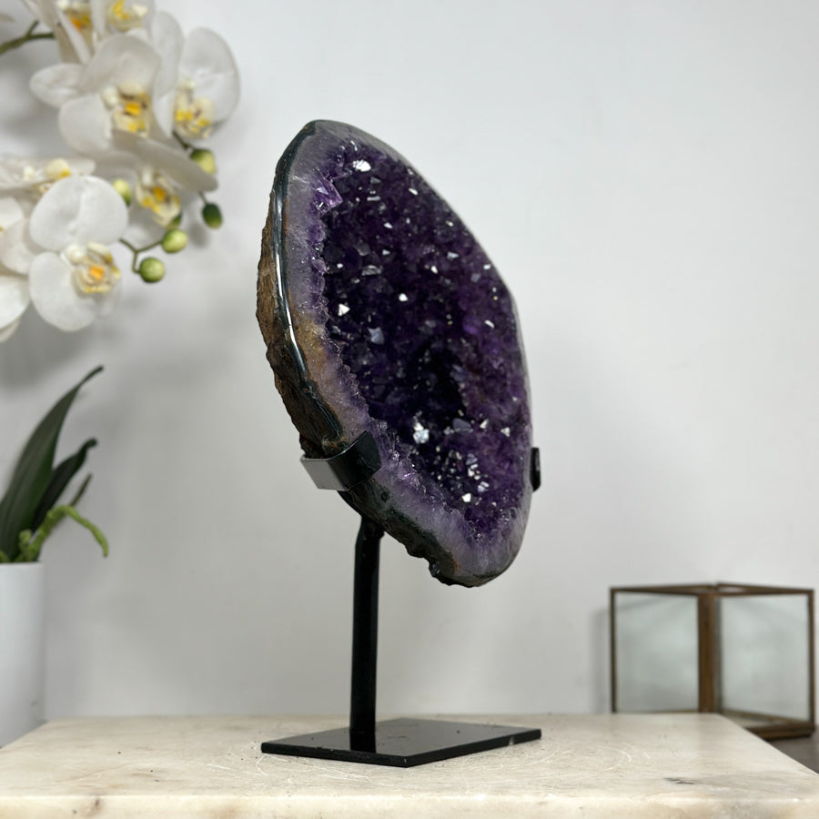 Large Natural Amethyst Geode, Perfect Home Centerpiece - MWS1880