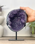 Natural Amethyst Geode on Stand from Uruguay - MWS3352