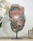 Large Quartz & Agata Stone Slice - MWS2328