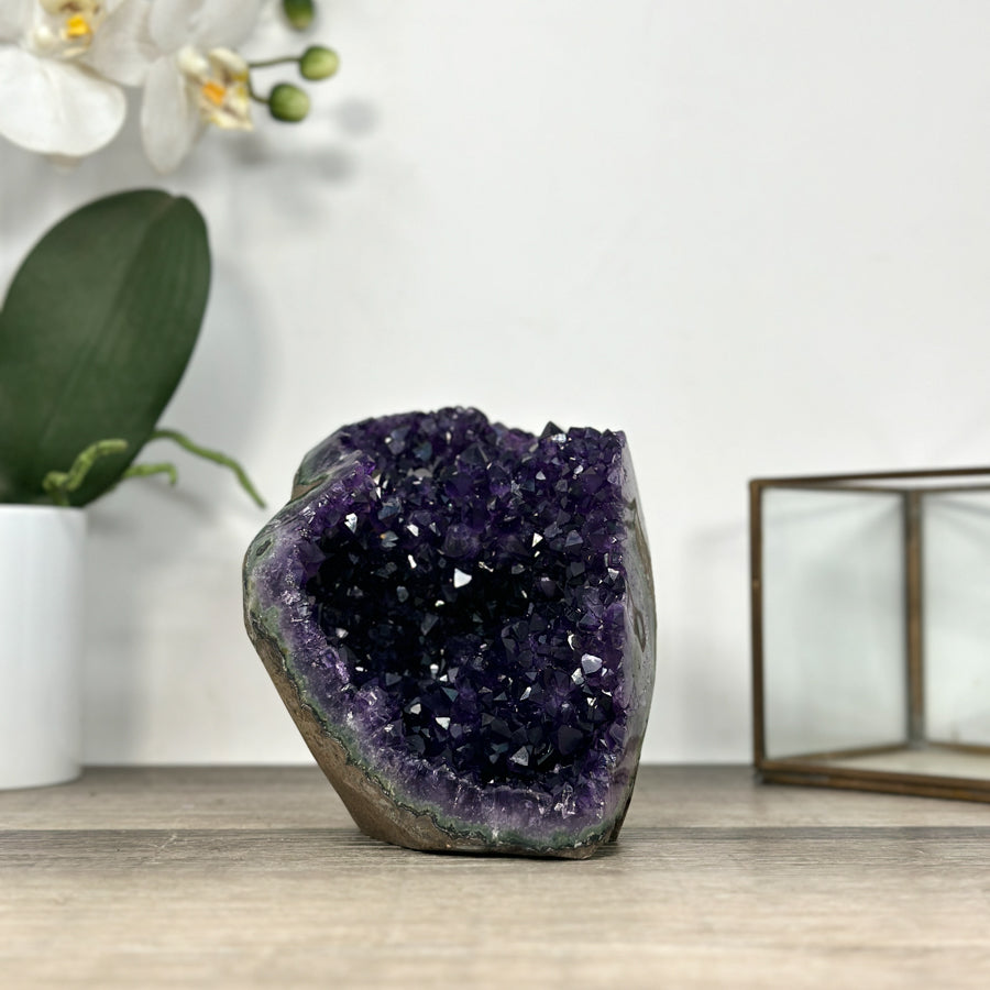 Natural Amethyst Cathedral Geode for Home decor - CBP1291