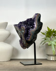 Top Grade Amethyst Stone with Stalactite Eyes Formations - MWS3039