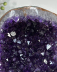 Uruguayan Amethyst Geode with Deep Purple Crystals for Home Decor - MWS2684