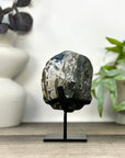 Black Amethyst & Agate Geode on Stand - MWS3284