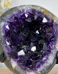 Top Grade Natural Deep Purple Amethyst Geode - MWS2127