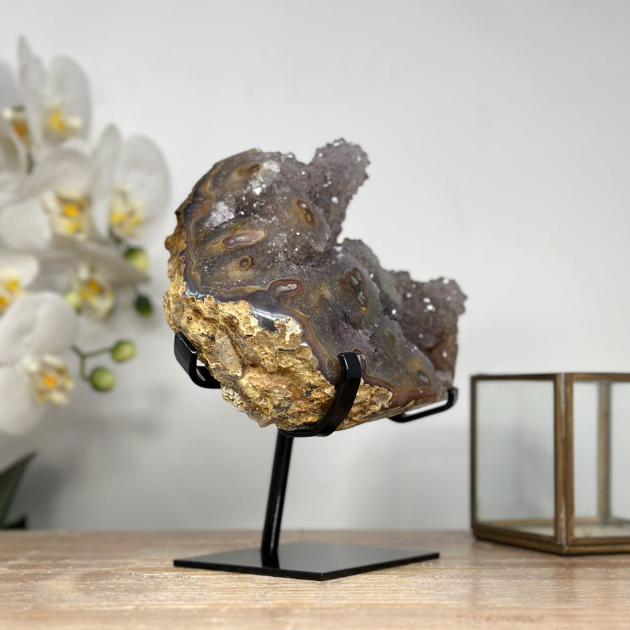 Natural Quartz Clsuter with Unique Stalactite Formation - MWS1889