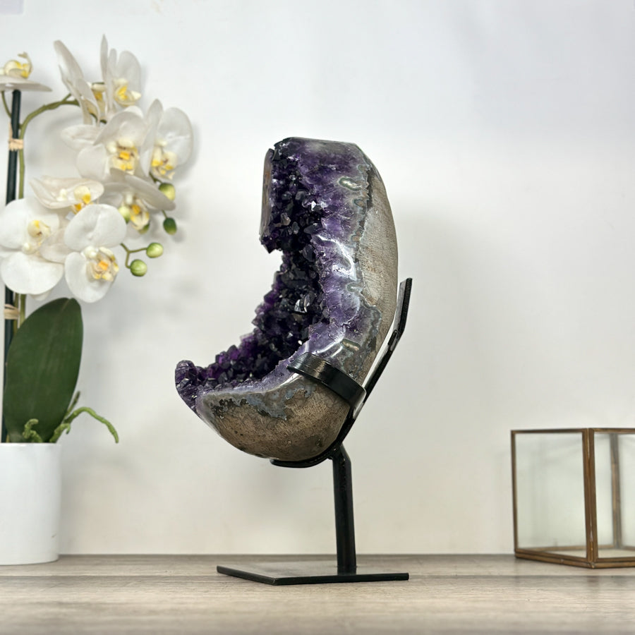 Top Quality Large Amethyst Geode on Stand - MWS2989