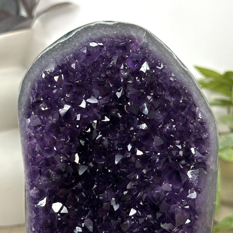 A Grade Natural Amethyst Geode on Stand - MWS3162