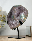Beautiful Quartz Cluster with Polished Jasper Matrix - MWS1991