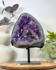 Unique Natural Amethyst Crystal Specimen with Calcite Formation - MWS3135