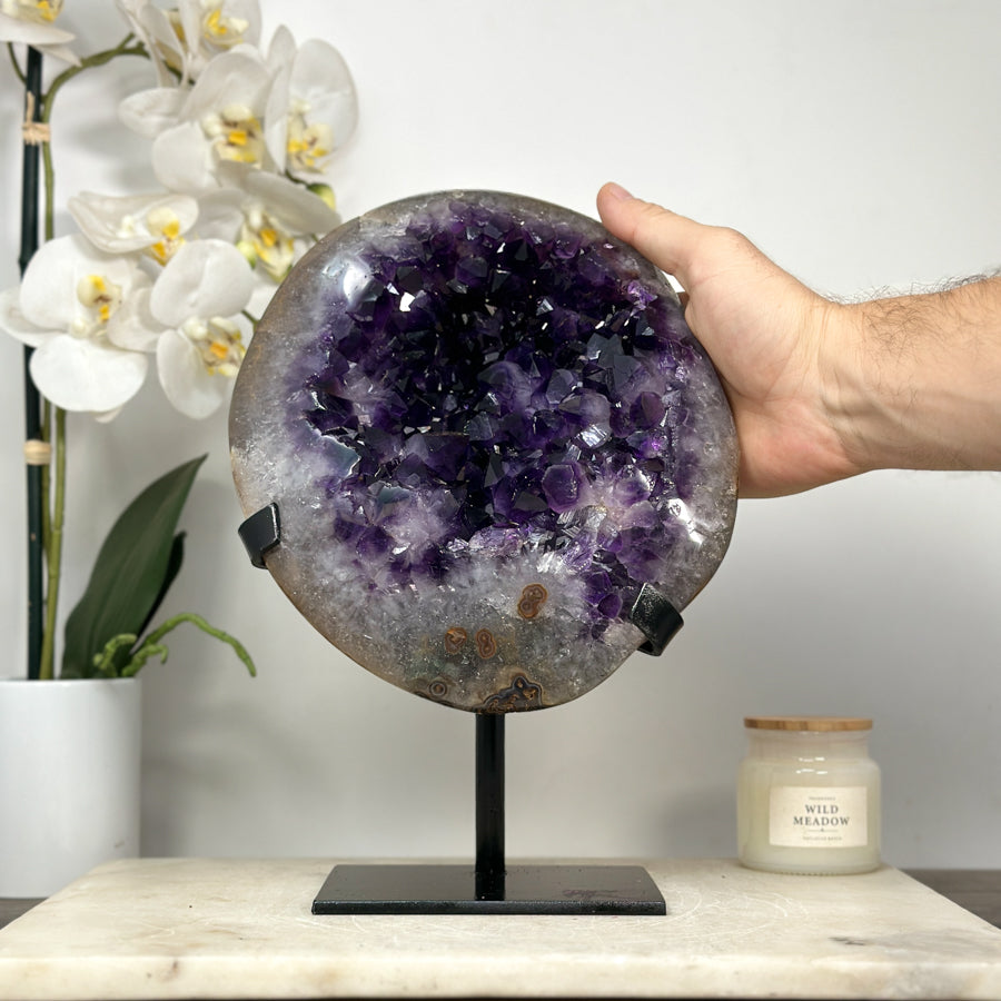 Natural Large Amethyst Geode with Deep Color - MWS2042