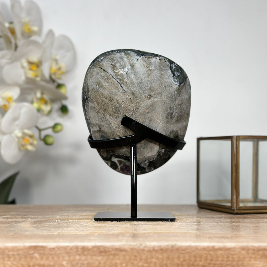 Natural Uruguayan Amethyst Cluster with Large &amp; Shinny Crystals - MWS1893