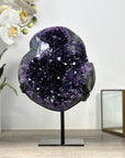 Deep Purple Natural Amethyst Geode Statement Piece - MWS2453