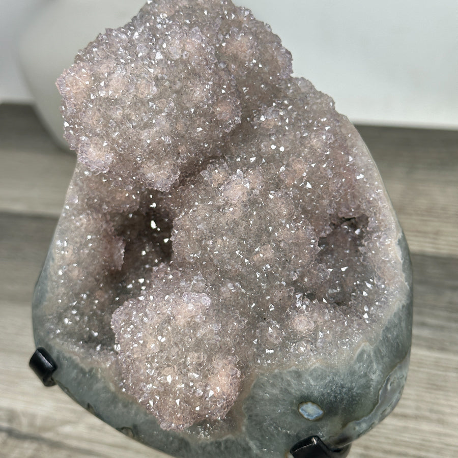 Natural Quartz Stalactite Crystal Formation on Stand - MWS3226