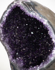 XXL Natural Amethyst Geode on Rotery Stand - AWS1454