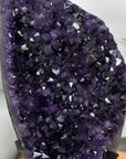 Unique Natural Amethyst Crystal Cluster on Stand - MWS3063