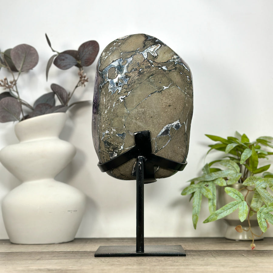 Top Grade Amethyst Specimen on Metal Stand - MWS3224