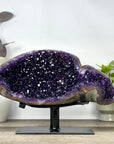 Top Grade Deep Purple Uruguayan Amethyst Geode - MWS3398