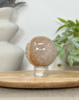 Yellow Tone Quartz Druzy Sphere Geode - SPH0172