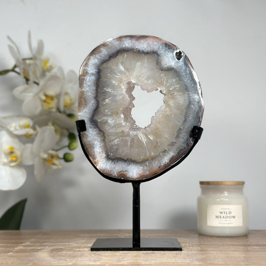 Natural Quartz Stone Slice Portal - MWS1544