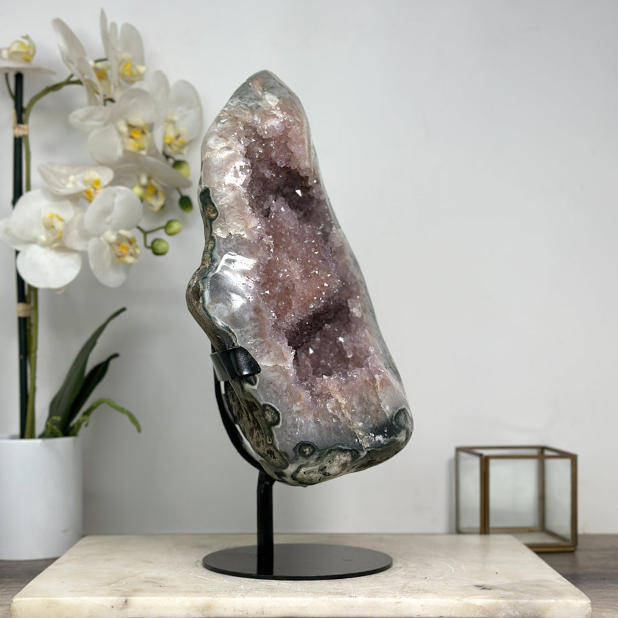XXL Natural Quartz Geode with Stunning Crystal Formation - MWS0450