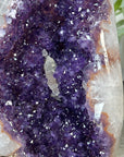 Natural Uruguayan Amethyst Crystal Cluster with XXL Deep Purple Crystals - CBP1404