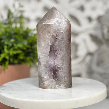 Natural Stone Obelisk Geode  - STP0106