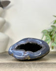 Blue Agate Polished Geode from Uruguay - STGE0079