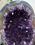 Top Grade Uruguayan Amethyst Geode with Agate Shell - MWS3019
