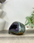 Uruguayan Amethyst geode with Jasper Shell - STGE0073