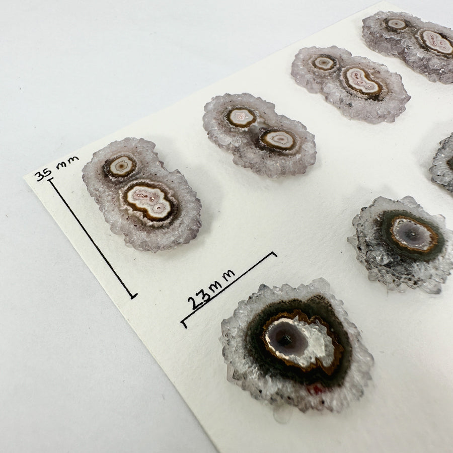 Quartz Stalactite Slices Wholesale Flat - Ideal for Pendants - STS0005