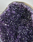 Huge XL Natural Amethyst Geode on Metal Stand - MWS3145
