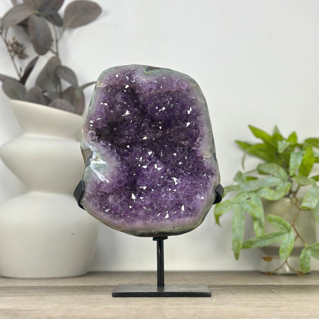 Uruguayan Amethyst Cluster for Home Decor - MWS3317