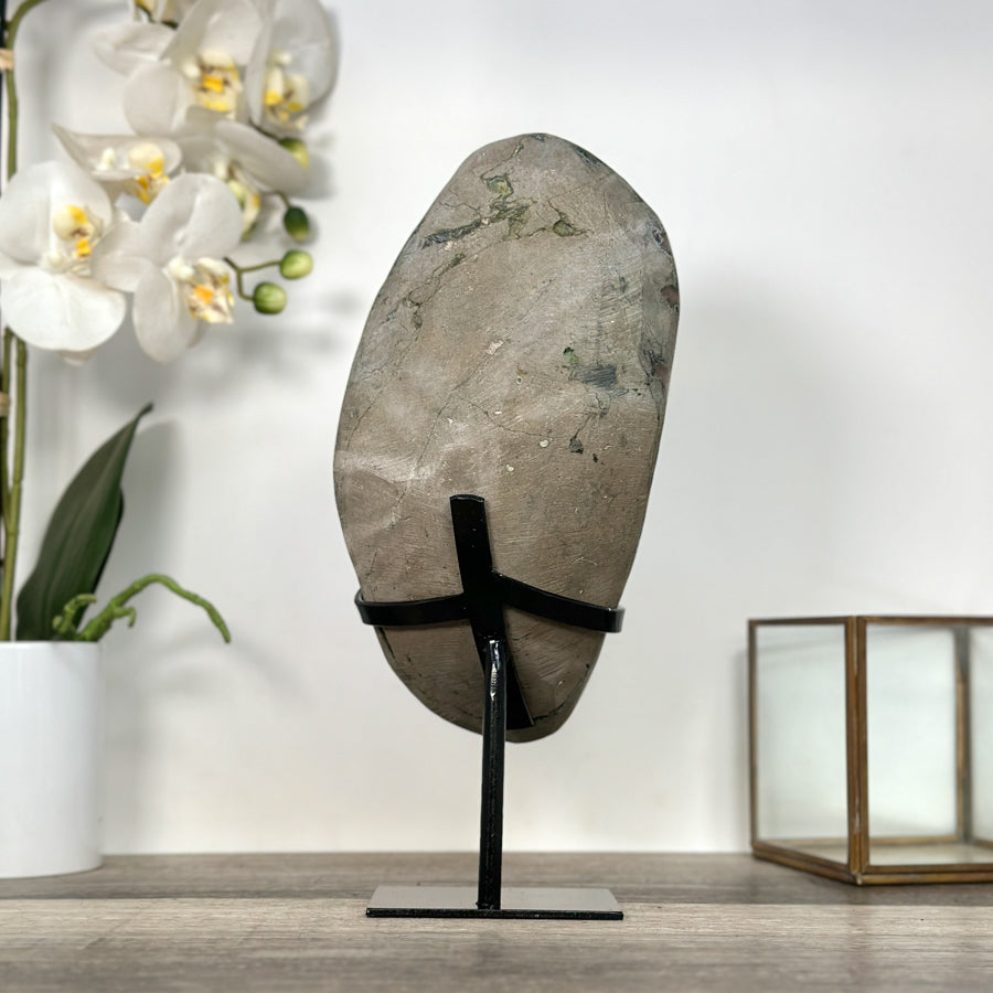 Sugar Druzy Crystal Cluster on Stand Statement Piece - MWS2650